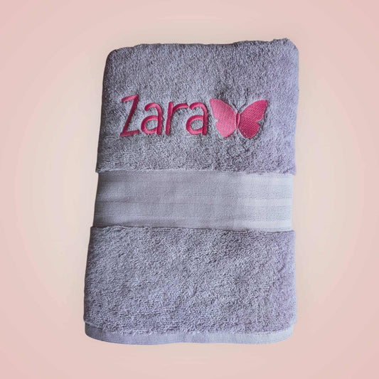 Custom Name Embroidered Towels