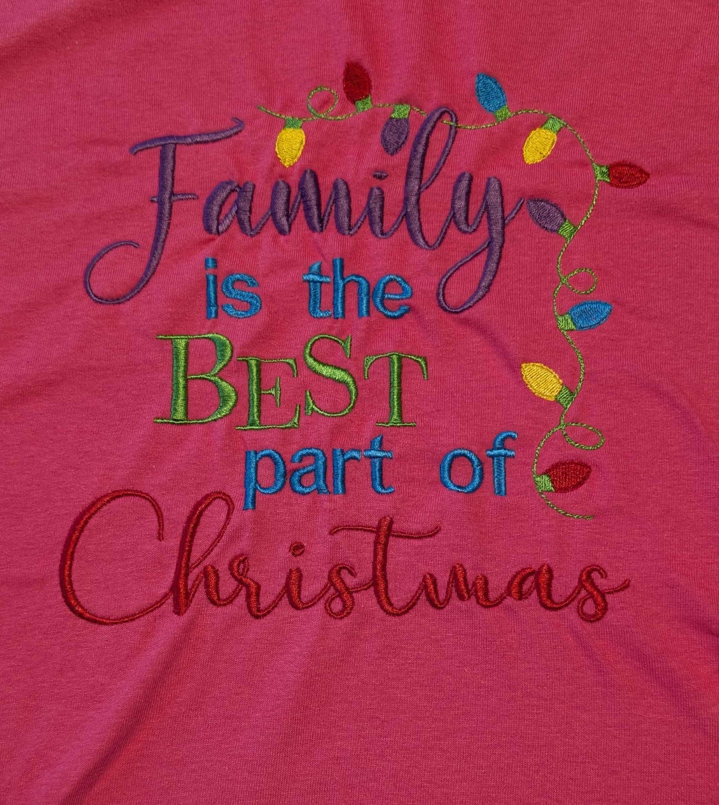 Kids/Teens Family is the Best Part of Christmas T-Shirt