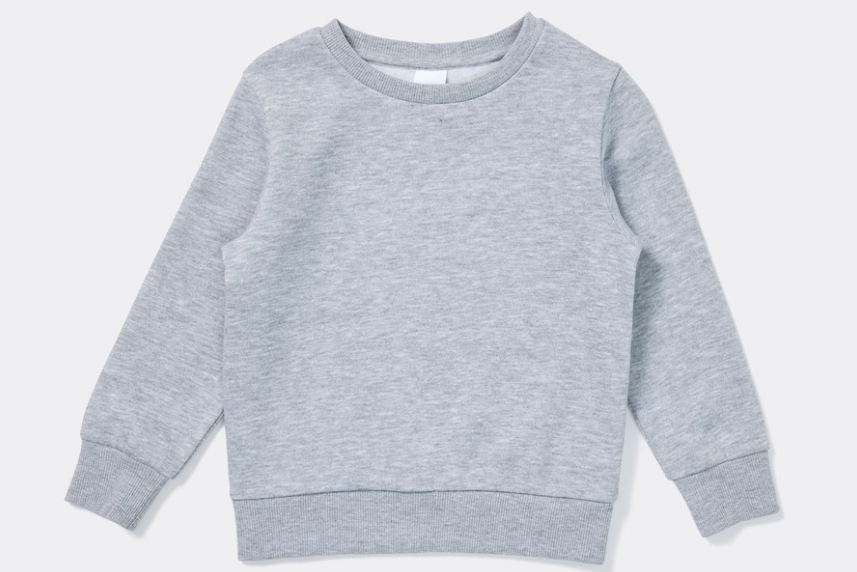 Rainbow Unicorn Embroidered Kids Crewneck