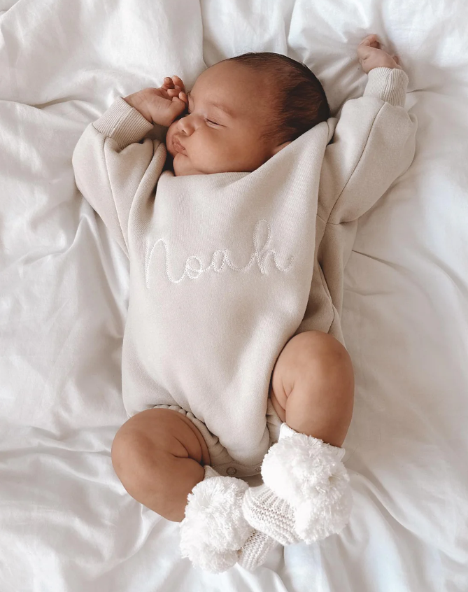 Custom Embroidered Bubble Romper