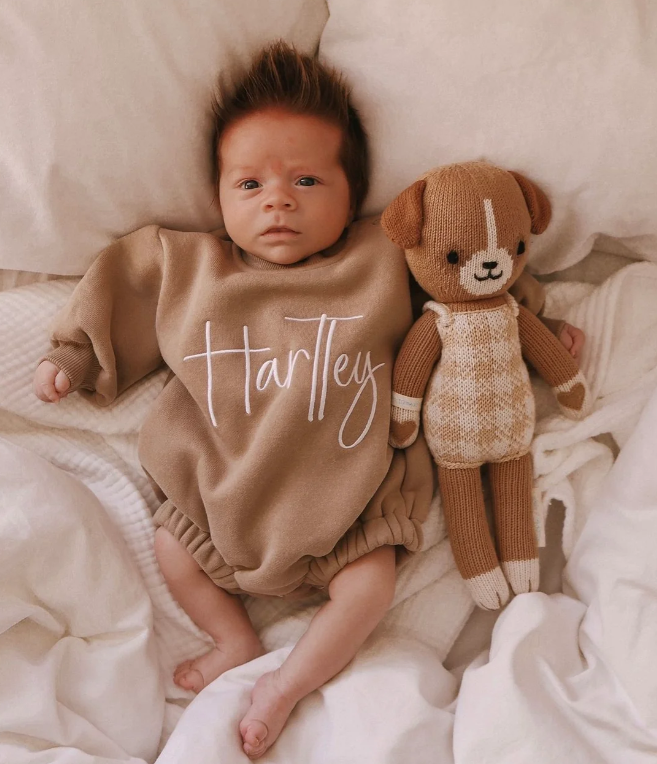 Custom Embroidered Bubble Romper