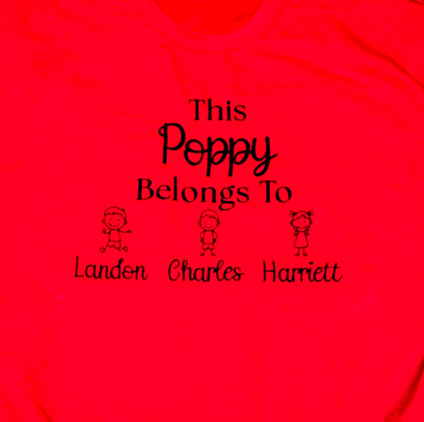 “This Loved One Belongs To” Custom Embroidered Crewneck