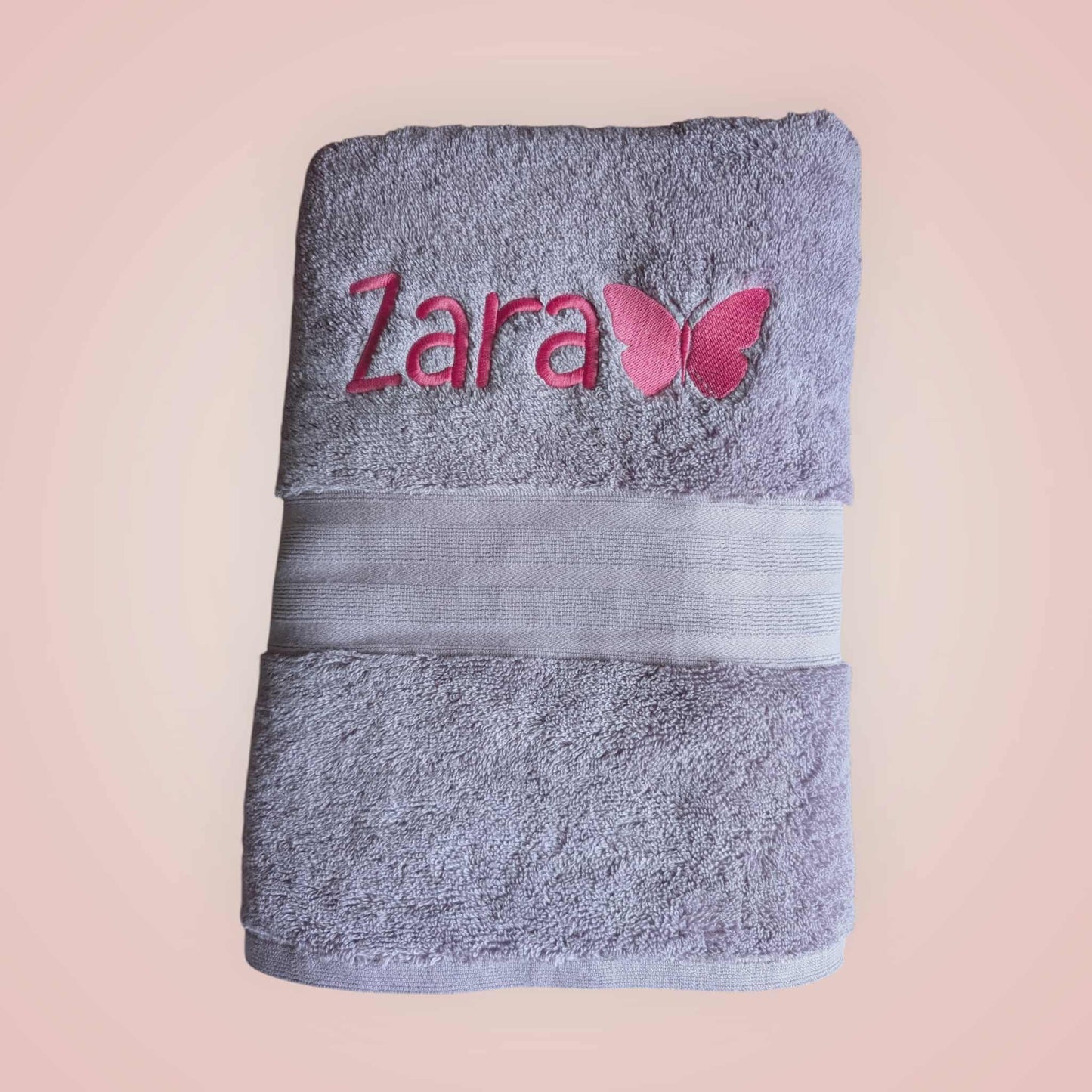Personalised Embroidered Towels – Made to Order